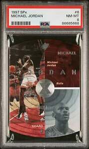 1997 Spx #6 Michael Jordan PSA 8