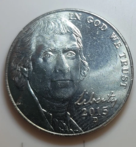 2015 D JEFFERSON NICKEL NICE COIN FAST SHIPPING! 5 CENT Cover