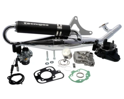 2Extreme Tuningkit 70ccm Sport Auspuff+Vergaser kompatibel für Peugeot Jet Force
