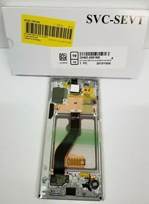 Samsung galaxy note 10 White LCD Screen Touch Screen Digitizer + Frame N970 OEM - Image 1 of 4
