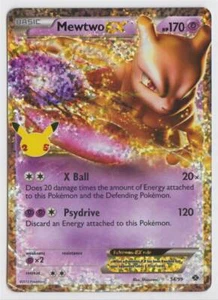Pokemon Celebrations Classic Collection 25th Anniversary Holo 54/99 Mewtwo EX - Picture 1 of 2