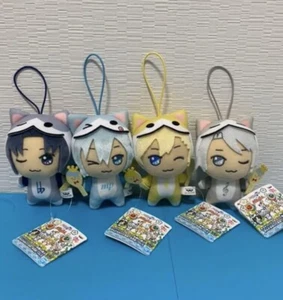 IDOLISH7 Muñeco de Peluche Taiko no Tatsujin Kira DoL Juego de 4 Completo Iori Nagi - Imagen 1 de 3