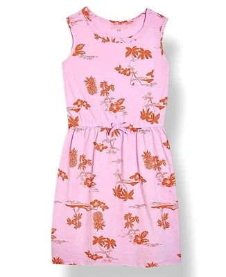 Nuevo vestido rosa floral de verano sin mangas sin mangas Gap Kids niñas talla mediana 8/9 Foto 1 de 4