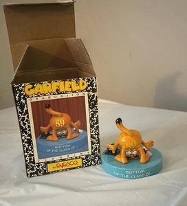 Garfield: ceramic Enesco Graduation "Class of 1989" figurine NOS - Picture 1 of 7
