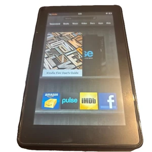 Tablet Lectora Electrónica Amazon Kindle Fire 1ª Generación Negra Probada Envío Gratis Usada - Imagen 1 de 3