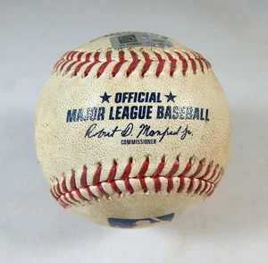 2022 Cincinnati Reds Marlins Game Used Baseball Graham Ashcraft Charles Leblanc - Picture 1 of 3