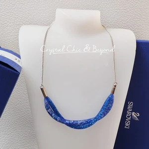 AUTHENTISCH SWAROVSKI BRANDNEU Stardust kurze Twist Halskette blau 5199804 - Bild 1 von 6