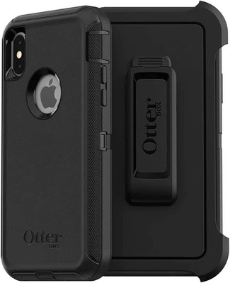 Funda y funda OtterBox DEFENDER SERIES para iPhone X / iPhone XS - Negra Foto 1 de 3