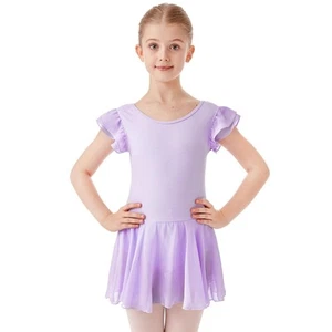 Girls' Ballet Dress Leotards, Ballerina Dance Dress Ballet Leotards with Skir... - Picture 1 of 9