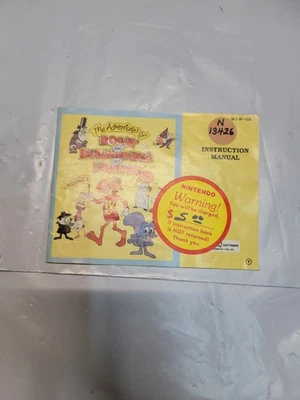 the adventures of rocky and bullwinkle nes Manual Only - Image 1 of 3