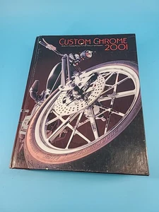 2001 Custom Chrome Harley Davidson Parts Accessories Catalog HDBK Book Man Cave - Picture 1 of 4