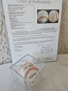 JSA Authenticated Mantle Bench Mays Snider Seaver Ball handsigniert - Bild 1 von 10