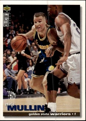 1995-96 Collector's Choice #117 Chris Mullin Golden State Warriors - Image 1 of 2