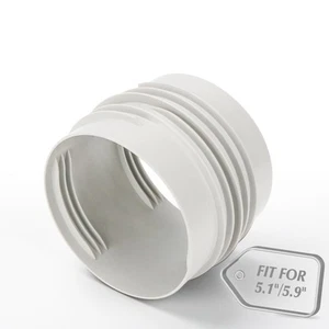 Portable Air Conditioner Exhaust Hose Coupler Universal 5.1 Inch & 5.9 Inch D... - Picture 1 of 7