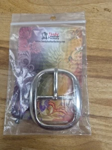 Hebilla de cinturón barra central placa de níquel 1-1/4" (3,2 cm) 1565-22 - Imagen 1 de 4