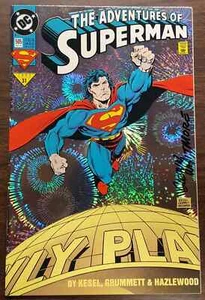 The Adventures of Superman (1987) #505 SIGNED by Glenn Whitmore no cert - Picture 1 of 4