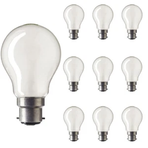 GLS LIGHT BULB 240V 75W B22D PEARL 10 pack - Picture 1 of 1
