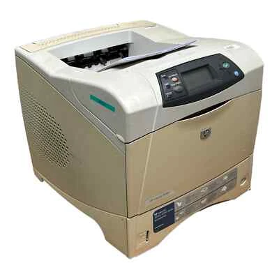 HP LaserJet 4250N (ohne Toner) (Mechanikgeräusche, Beschädigt, vergilbt) - Bild 1 von 2