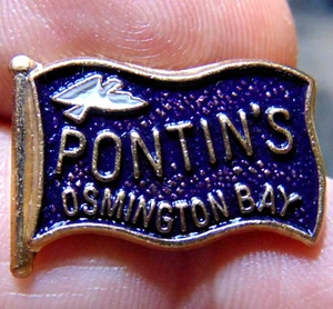 Insignia prendedor de campamento de vacaciones Pontin's Osmington Bay Weymouth Dorset años 60-70 - Imagen 1 de 2