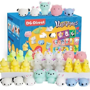 30 Packs Valentine's Day Cards with Mochi Squishy Toys, Mini Kawaii Stress Re... - Picture 1 of 7