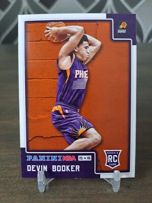 Devin Booker Rookie 2015-16 Panini NBA Hoops INTERNATIONAL 155 Phoenix Suns RC - Image 1 of 4