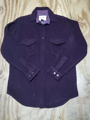 fox knapp Wool Shirt Black Heavy Weight Button-down @LRACK COLLAR LONGSLEEVE  - Image 1 of 4