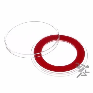 Air-Tite 5pcs 32.7mm Red Velour Ring 1oz Gold Eagle Coin Capsule Holders - Picture 1 of 1