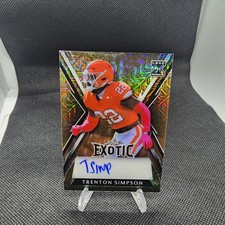 2023 Leaf Exotic XRC MOJO Trenton Simpson Rc Auto card #BA-TS1 # 3/5