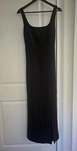 Urban Outfitters Mujer Maxi Vestido Abertura Lateral Talla S/M negro - Imagen 1 de 10