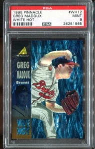 1995 Pinnacle #@H12 Gret Maddux Whie Hot PSA 9 - Picture 1 of 2