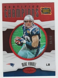 Mike Vrabel Patriots 2017 Campeones Certificados ESPEJO ROJO #CC-MV SP #66/99 - Imagen 1 de 1