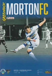 Morton v Dunfermline Athletic 19/20 programme - Picture 1 of 1