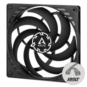 ARCTIC P14 PWM PST Slim 14cm 140mm Black PC Case Fan 1800RPM 52CFM 4-Pin Rev 2 - Picture 1 of 7