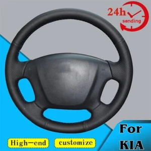 Cubierta trenzada volante coche personalizada para Kia Carens 2007-2011 Rondo - Imagen 1 de 6