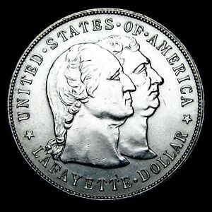 1900 Lafayette Dollar Commemorative Silver ---- Gem BU Details Coin ---- #QQ920