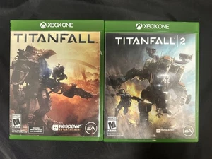 Lote de 2 juegos de disparos Titanfall Titanfall 2 para Xbox One - Imagen 1 de 6
