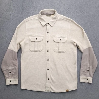 LL Bean построен вафли трикотажа верхняя юбка мужской большой высокий LT слоновой кости клапан карман тепловой - Изображение 1 из 4