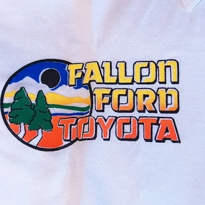 Deadstock Fallon Ford Toyota Concesionario Hombres XL Polo Años 80 90 Reno Nevada De Colección - Imagen 1 de 11