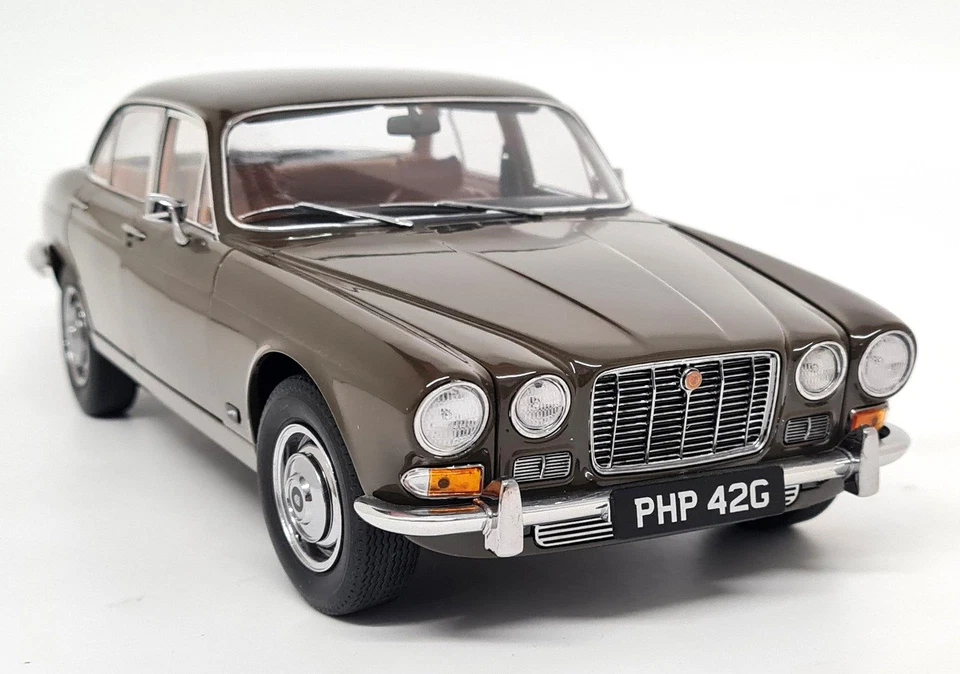 Paragon 1/18 Jaguar XJ6 4.2 S1 Sable Brown 1968 Diecast Scale Model Car - Photo 1/4