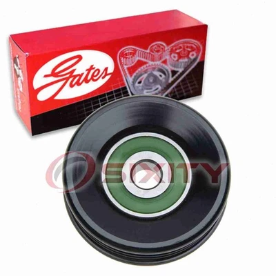 Gates DriveAlign AC Drive Belt Idler Pulley for 1985-1995 Toyota MR2 1.6L hi - Image 1 of 4