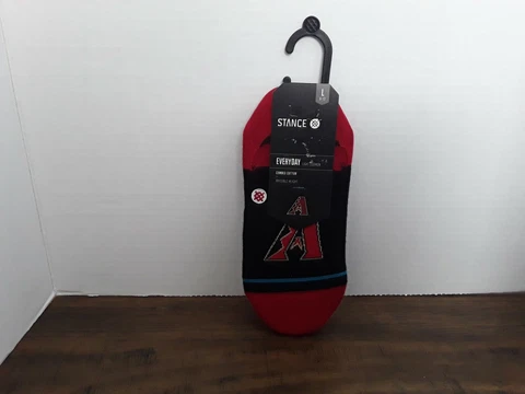 Stance MLB Arizona Diamondbacks Dbacks Super Invisible Height Socks Size L 9-12 Cover