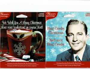 Christmas Music CD 2 Lot Bing Crosby Clooney Dean Martin Guy Lombardo Drifters - Imagen 1 de 5