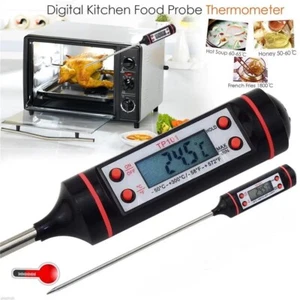 BBQ Grill Thermometer Fleischthermometer Grillthermometer Digital Smoker Küche   - Bild 1 von 7