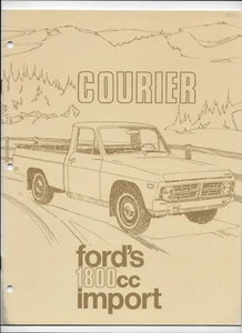 1972 Ford Courier (Mazda B Series) pickup truck: Ford (U.S.) salesman's brochure - Picture 1 of 12