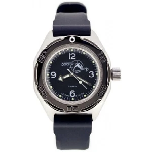 Reloj Vostok Amphibia 670919 Scuba Dude Diver mecánico automático vendedor de EE. UU. - Imagen 1 de 11