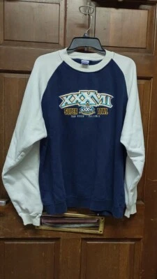 Reebok NFL Team Apparel Super Bowl XXXVII 37 Buccaneers Raiders Sudadera Talla L Foto 1 de 3
