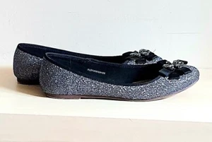 TU SPARKLY FLAT SHOES, SIZE 5 - HARDLY WORN - Picture 1 of 5