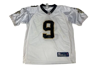 Maglia Reebok On Field NFL Equipment Drew Brees Super Bowl XLIV bianca #9 taglia 48 - Foto 1 di 13
