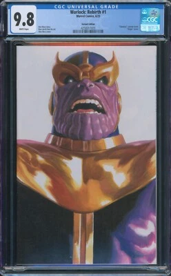 Warlock Rebirth #1 CGC 9.8 Alex Ross Timeless Thanos Marvel 2023 1st Eve Warlock - Image 1 of 3