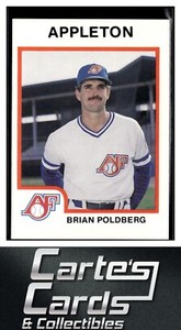 Brian Poldberg 1987 ProCards #529  Appleton Foxes Coach